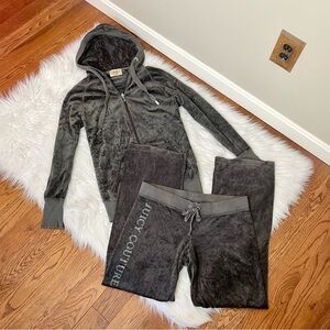 Y2k vintage juicy couture rhinestone track suit M